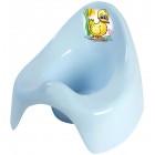 Детский горшок с музыкой Prima Baby Утенок голубой (332B)